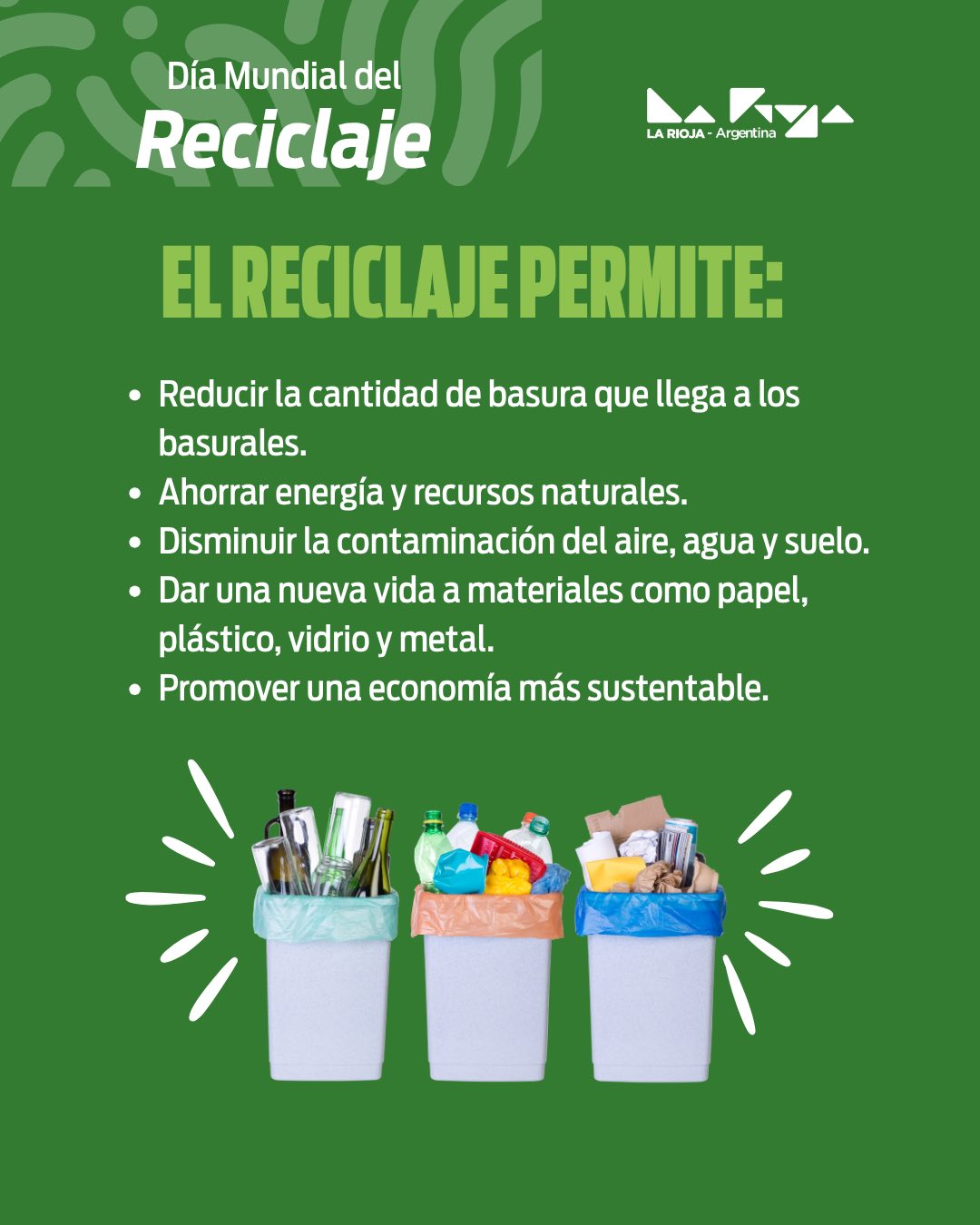 Hoy 17 de mayo en el Día Mundial del Reciclaje